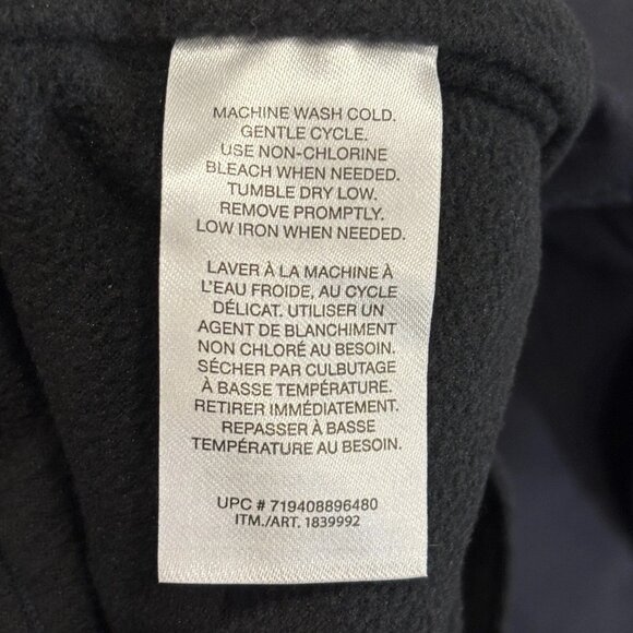 Orvis Fleece Lined Tech Pants Mens 36 x 32 Black Water Repellent Insulated - Picture 15 of 15